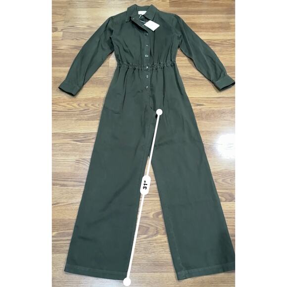 XIRENA OLIVE GREEN KELLEN JUMPSUIT - SEQUOIA SMALL - Picture 9 of 14
